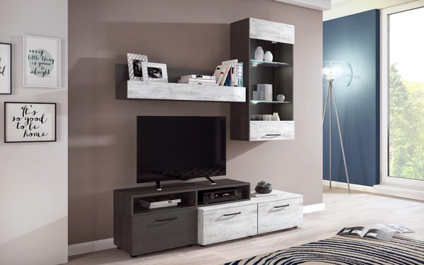 Szekrénysor Sheli + LED világítás