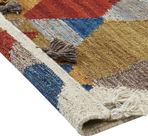 Szőnyeg ARZAKAN Színes 200 x 300 cm Gyapjú Kilim