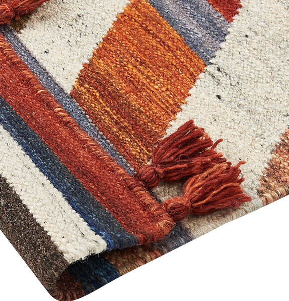 Szőnyeg MRGASHAT Színes 200 x 300 cm Gyapjú Kilim
