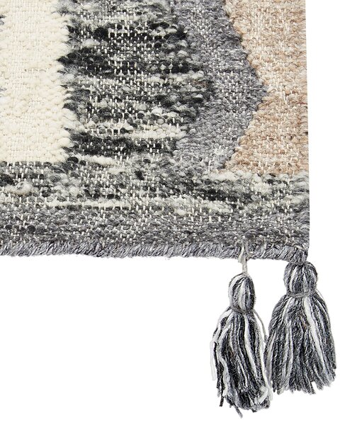 Szőnyeg AYGEZARD Színes 160 x 230 cm Gyapjú Kilim