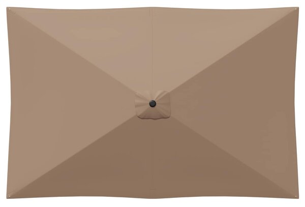 VidaXL Kerti napernyő alappal 200 x 300 cm Poliészter Négyszögletes