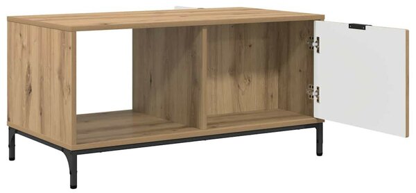 Dohányzóasztal kézműves tölgy 90 x 49 x 46 cm Faanyag
