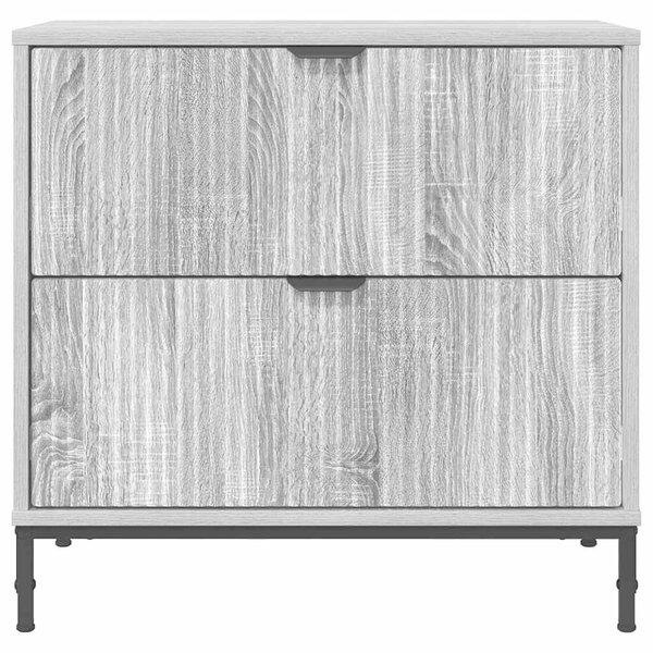 Éjjeli asztal fiókkal Szürke sonoma 63.5 x 36 x 61 cm Faanyag