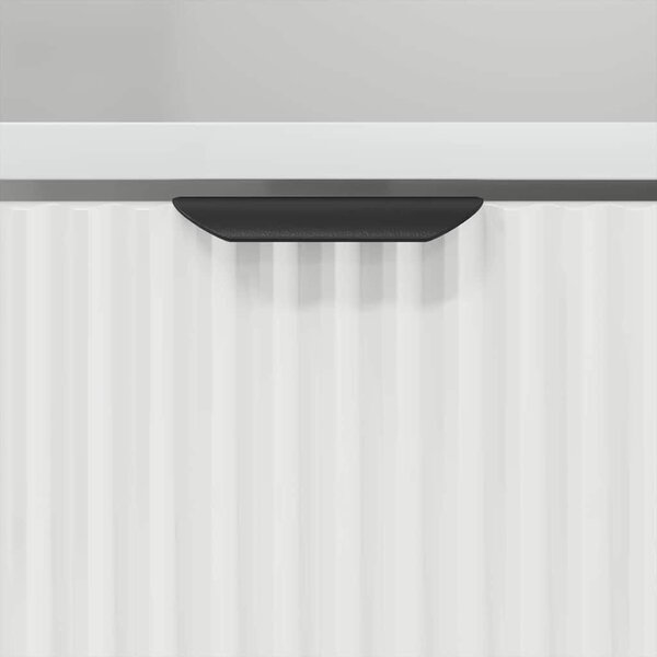 Éjjeliszekrények fiókkal 2 pcs Fehér 49 x 36 x 61 cm Faanyag