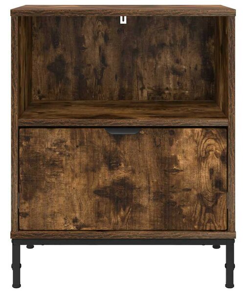 Éjjeliszekrények 2 pcs Füstölt tölgy 49 x 36 x 61 cm Faanyag