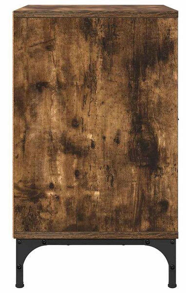 Éjjeliszekrények 2 pcs Füstölt tölgy 49 x 36 x 61 cm Faanyag