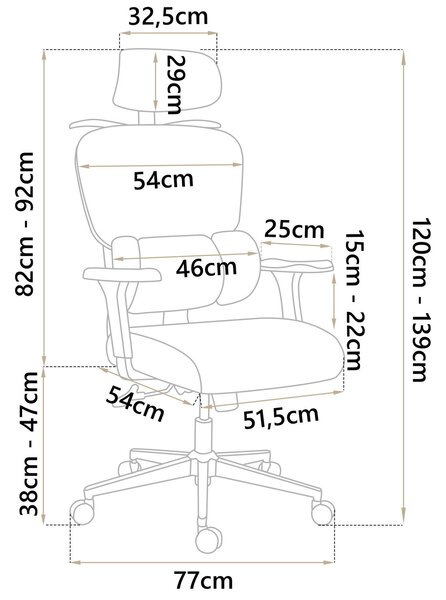 Sofotel Talin mikrohálós irodai szék forgószék szürke (2491)