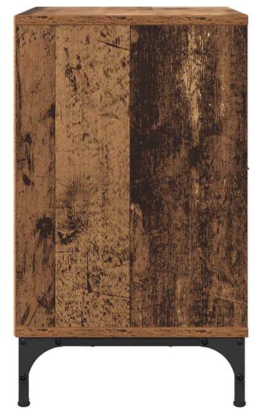 Éjjeliszekrények fiókkal 2 pcs Régi fa 49 x 36 x 61 cm Faanyag