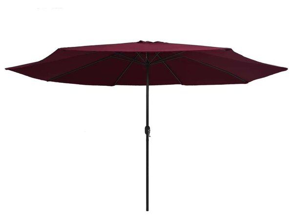 VidaXL Kültéri Napernyő - Bordó - 400 cm