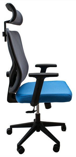 IRISOffice Eclipse Irodai Görgős Forgószék - Szürke / Kék