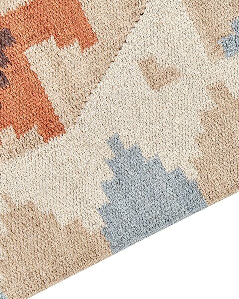Szőnyeg DILIJAN Színes 80 x 300 cm Pamut Kilim