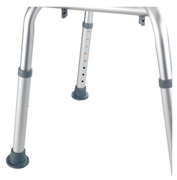 Stool With Back zuhanyszék háttámlával, 54 x 49 cm - Wenko