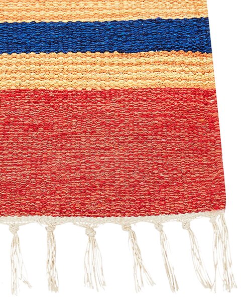 Szőnyeg HATIS Színes 80 x 150 cm Pamut Kilim