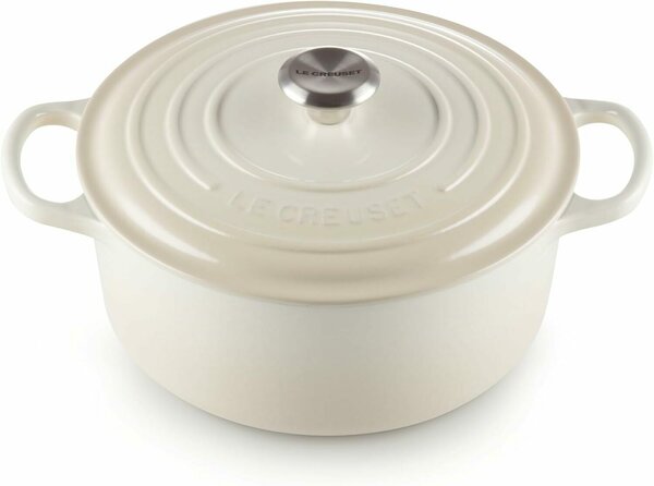 Le Creuset Signature kerek Öntöttvas Sütőtál 26cm - Bézs