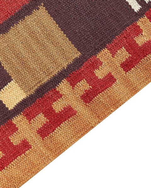 Szőnyeg PARAKAR Színes 160 x 230 cm Pamut Kilim