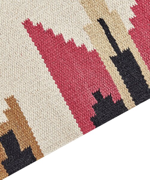 Szőnyeg GARNI Színes 80 x 300 cm Pamut Kilim