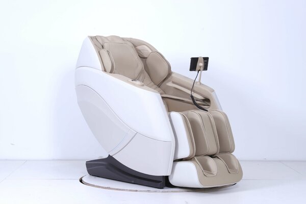 Bionwell Primrose 4D masszázsfotel - bézs-fehér (iRest SL-A370)
