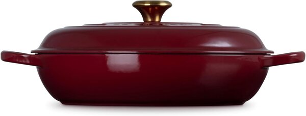 Le Creuset Signature Öntöttvas főzőedény fedővel Ø 30cm 3,5L - Piros