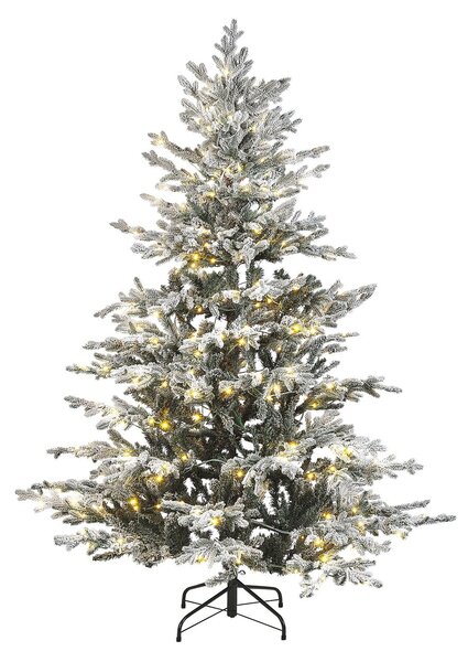 Karácsonyfa műhóval LED BRISCO 180 cm Fehér
