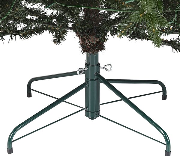 Karácsonyfa LED FIDDLE 210 cm Zöld