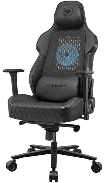 Fotel gamingowy Cougar NxSys Aero, czarny