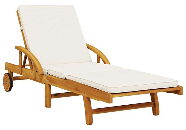VidaXL Akácfa Napozóágy - 2 db - 200x68x83 cm