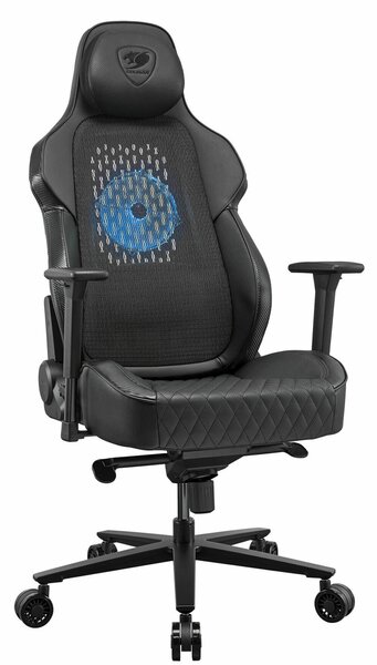 Fotel gamingowy Cougar NxSys Aero, czarny