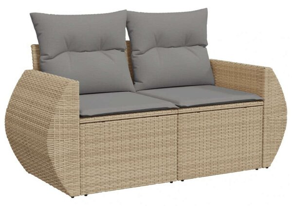 VidaXL Polyrattan Kerti Ülőgarnitúra - 11 részes - Bézs