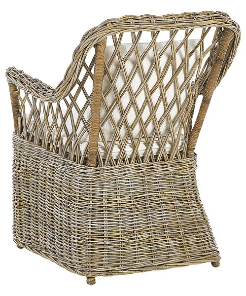 Kerti karosszék MAROS Rattan Természetes