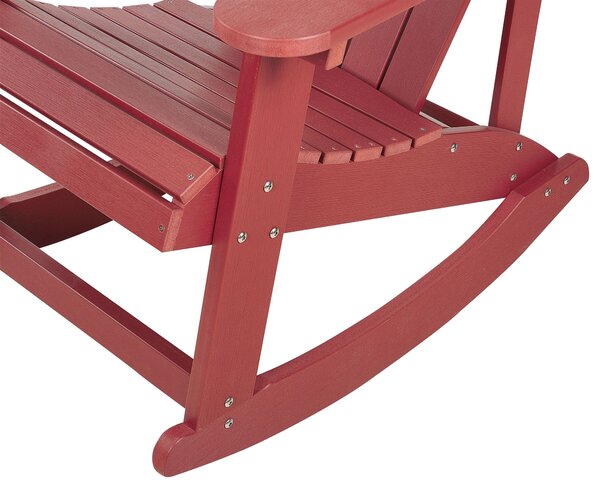 Kerti hintaszék ADIRONDACK Piros