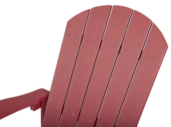 Kerti hintaszék ADIRONDACK Piros
