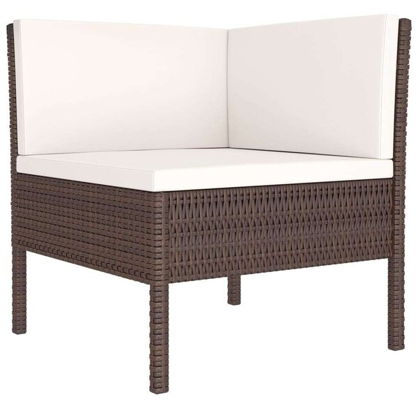 VidaXL Polyrattan Kerti Bútorszett - 6 részes