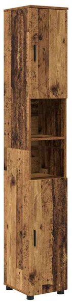Fürdőszoba bútor szett 4 pcs Régi fa 30 x 35 x 192 cm Faanyag