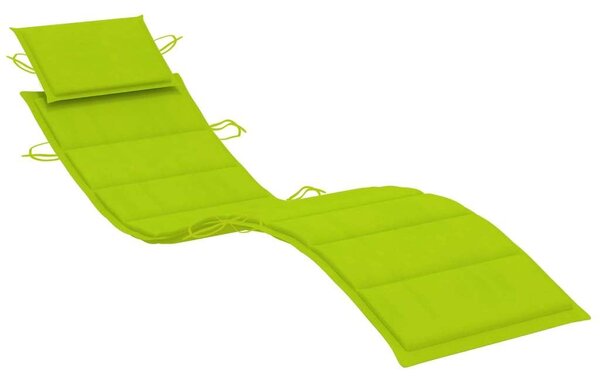 VidaXL Akácfa Napozóágy - Szürke - 190cm