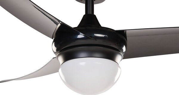 Mennyezeti ventilátor világítással JIBOA Távirányítóval Fekete