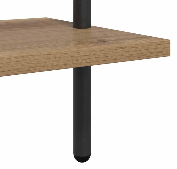 Könyvespolc kézműves tölgy 60 x 24 x 203 cm Faanyag