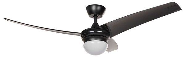 Mennyezeti ventilátor világítással JIBOA Távirányítóval Fekete