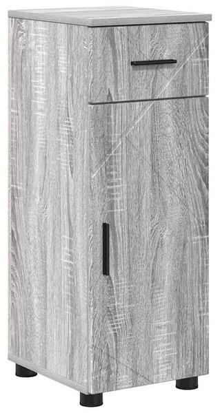 Fürdőszoba bútor szett 4 pcs Szürke sonoma 30 x 35 x 192 cm