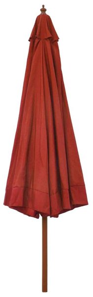 VidaXL Kültéri Napernyő - Terrakotta - 330 cm