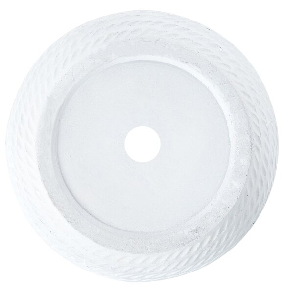 Virágcserép LIVADIA 27 cm Törtfehér