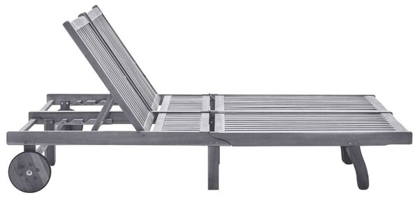 VidaXL Akácfa Napozóágy - 2 Személyes - 199x118-123 cm