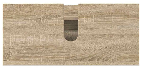 Fürdőszoba bútor szett 5 pcs sonoma tölgy 30 x 35 x 192 cm