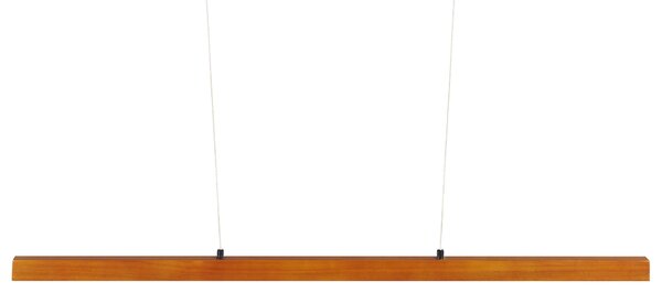 LED függőlámpa STEWARTS Dimmer funkcióval Tölgyfa Sötétbarna