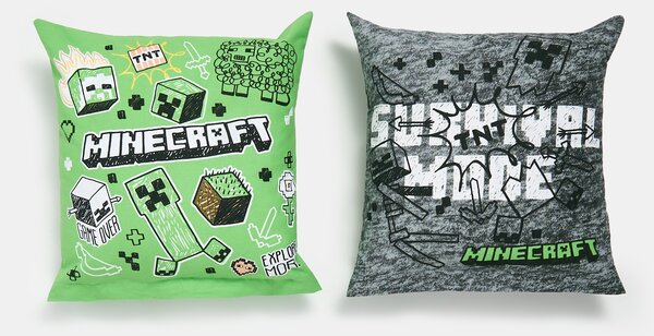 Sinsay - Párnahuzatok 2 db-os csomag Minecraft - zöld