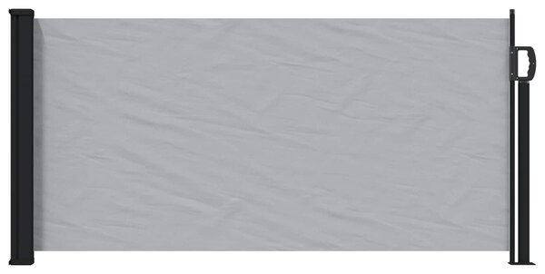 VidaXL Húzható oldalsó napernyő Szürke 300 x 100 cm Poliészter