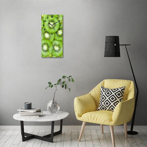 Négyszögletes fali üvegóra Kiwi