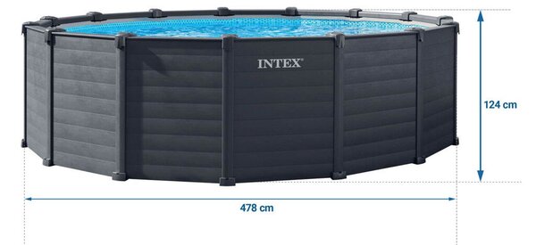 Panel kerti medence 478 x 124 cm 11 az 1-ben INTEX 26384ND