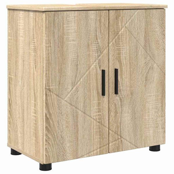 Fürdőszoba bútor szett 4 pcs sonoma tölgy 61 x 35 x 64 cm