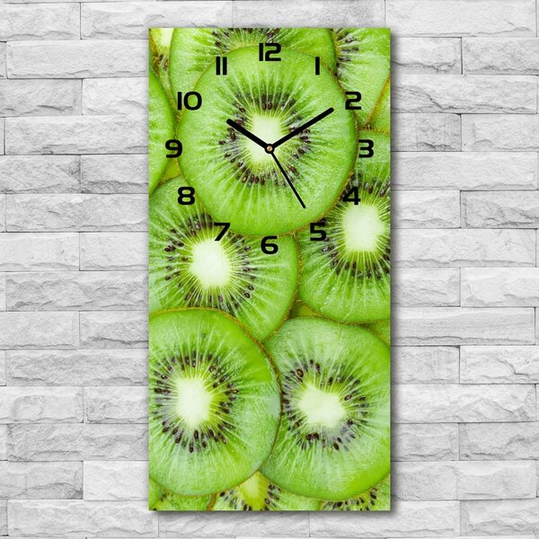 Négyszögletes fali üvegóra Kiwi