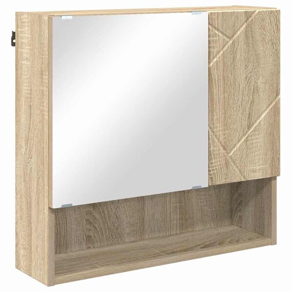 Fürdőszoba bútor szett 4 pcs sonoma tölgy 61 x 35 x 64 cm